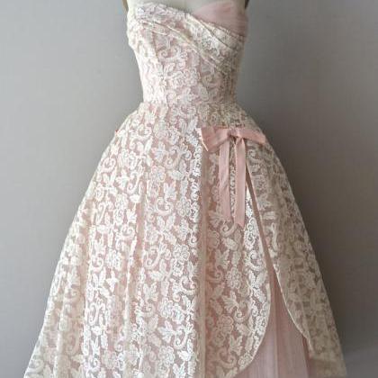 White Lace Homecoming Dresses, Tulle Homecoming..
