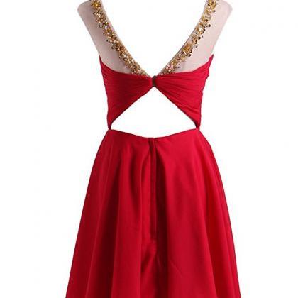 Homecoming Dresses Short Red Vestidos Anos Corto..