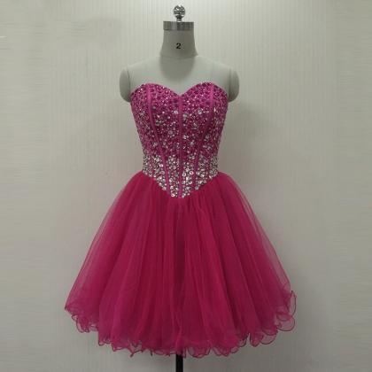 Vestidos De Graduacion De Octavo Pink Party Dress..