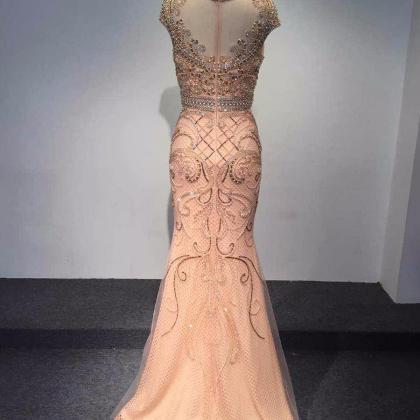New Halte Mermaid Prom Dress Luxuri..