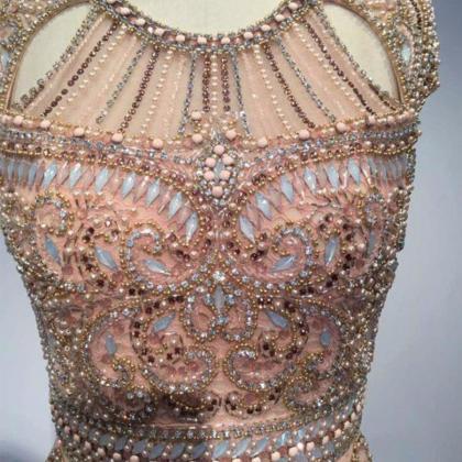 New Halte Mermaid Prom Dress Luxuri..
