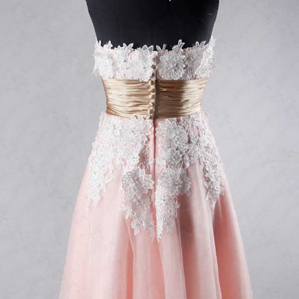 Short Pink Homecoming Dresses