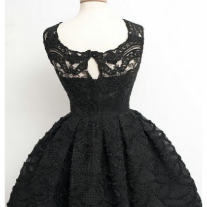 Dresses Lace Black Knee-length Little Short..