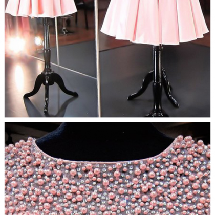 Homecoming Dress,ever Pretty Pink Two Piece Pearl..
