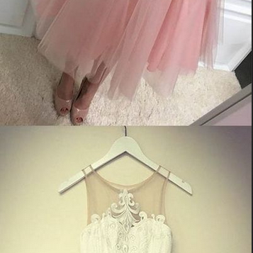 Blush Pink Homecoming Dresses, Short Homecoming..