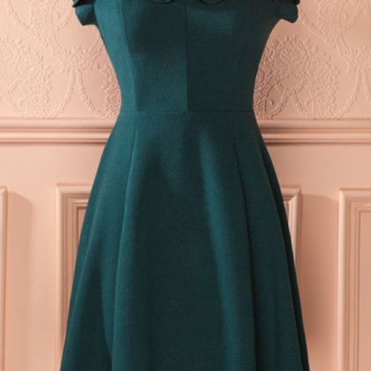 Homecoming Dresses ,dark Green Prom..