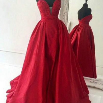A-line Prom Dresses,burgundy Prom..
