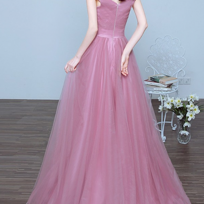 Beautiful Prom Dress,long Prom Dress,tulle Prom..