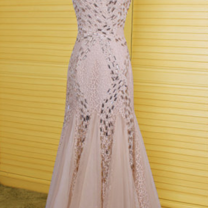 Lace Prom Dresses,tulle Prom Dress,sexy Prom..