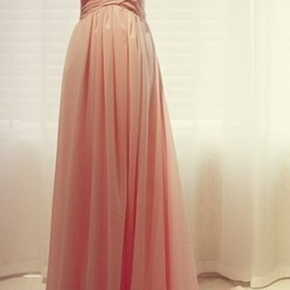 Pink Prom Dresses,beaded Prom Dress,a Line Prom..
