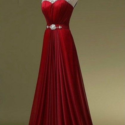 Burgundy Prom Dresses,wine Red Evening Gowns,sexy..