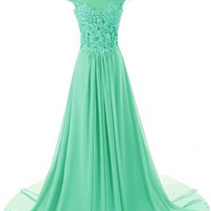Emerald Green Prom Dresses,princess Prom..