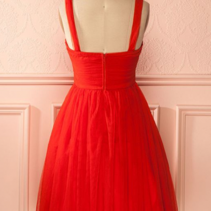 Short Red Homecoming Dress Party Dress, 2017 Short..