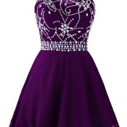 Homecoming Dresses,purple Homecoming..