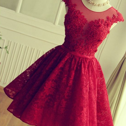 Red Homecoming Dress,homecoming Dresses,unique..