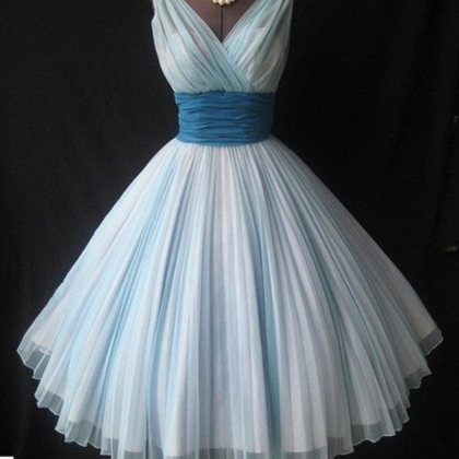 Tulle Homecoming Dress,homecoming Dress,blue..