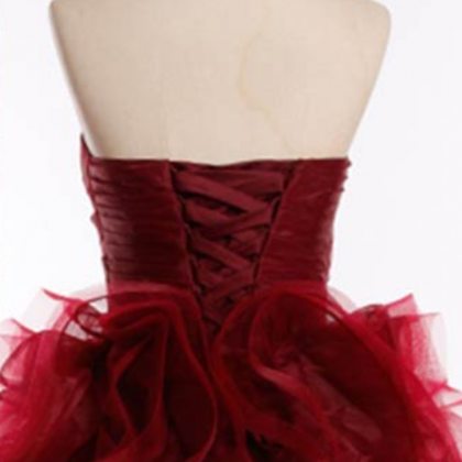 Homecoming Dresses,2016 Homecoming Dress,wine Red..