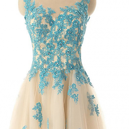 Lace Homecoming Dress,tulle Homecoming..