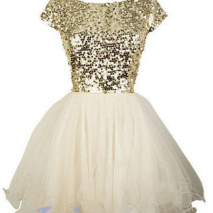 Ivory Homecoming Dress,sparkle Homecoming..