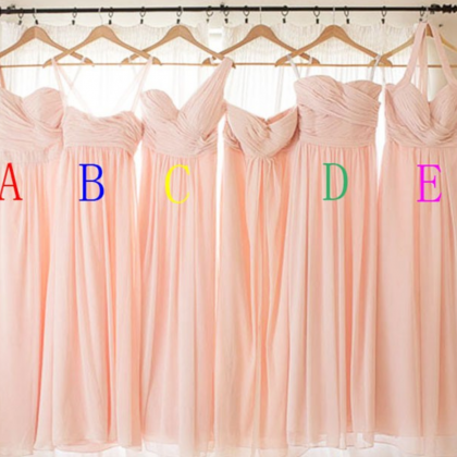Blush Pink Bridesmaid Gown,pretty Bridesmaid..