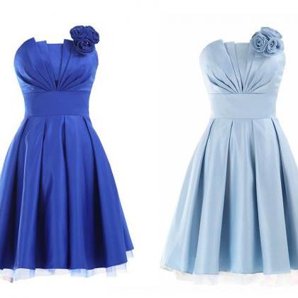 Royal Blue Bridesmaid Dresses,short Bridesmaid..