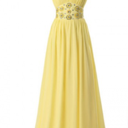 Elegant Long Prom Dress, Simple V Neck Prom..