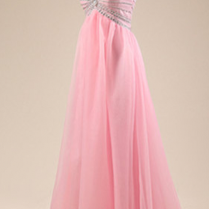 Charming Prom Dress,Chiffon Long Pr..