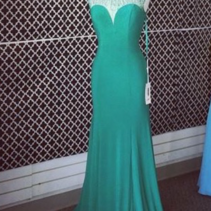 Long Evening Dress,chiffon Prom Dress,mermaid Prom..