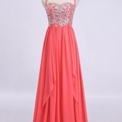 Charming Prom Dress,elegant Prom Gown,chiffon Prom..
