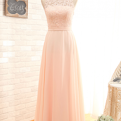Elegant Evening Dresses,a Line Prom Dress,pink..
