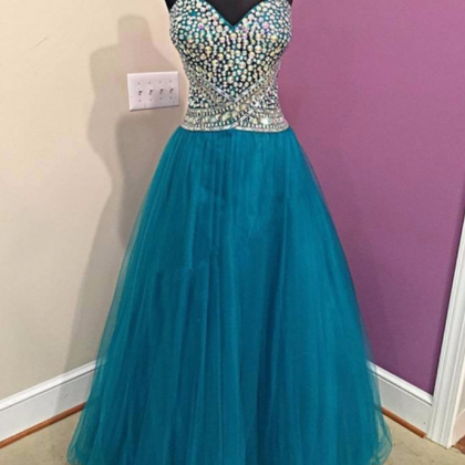 Sexy Evening Dress ,sweetheart Crystal Prom..