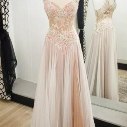 Charming Prom Dress,floor Length Prom Dress,tulle..
