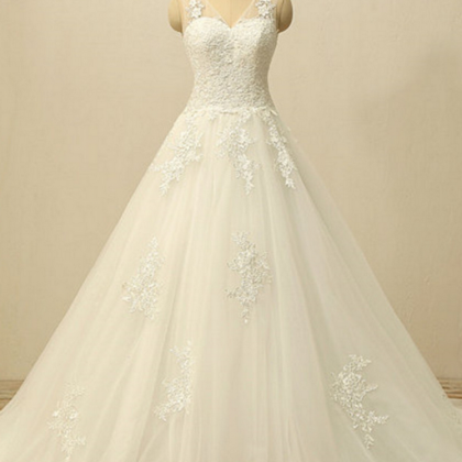 White Wedding Dress,a Line Wedding Dresses,wedding..