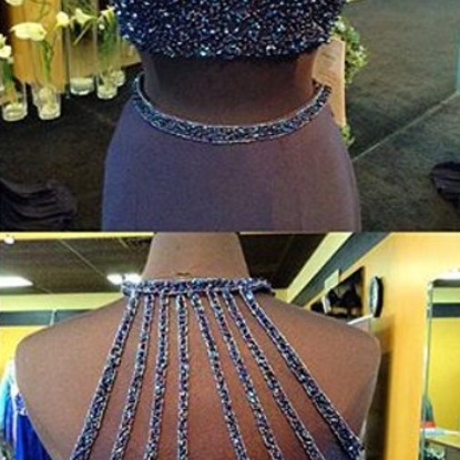 Sparkly Two Piece Prom Dresses,two Piece Pown,2016..