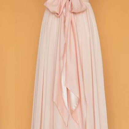 Rose Gold Sequin Pink Chiffon Bridesmaid..