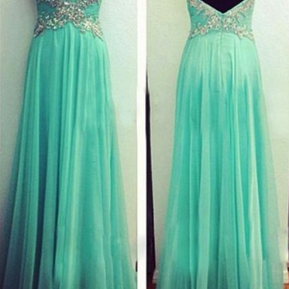Chiffon, Long Prom Dresses, Sweetheart , With..