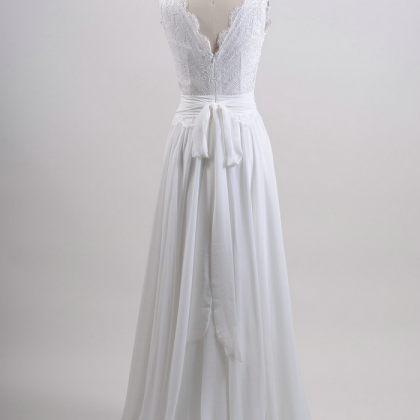 A Line Summer Wedding Dress,lace Bridal..