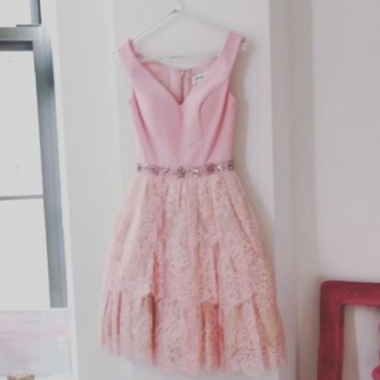 Pink Homecoming Dresses Zippers Sleeveless N/a..