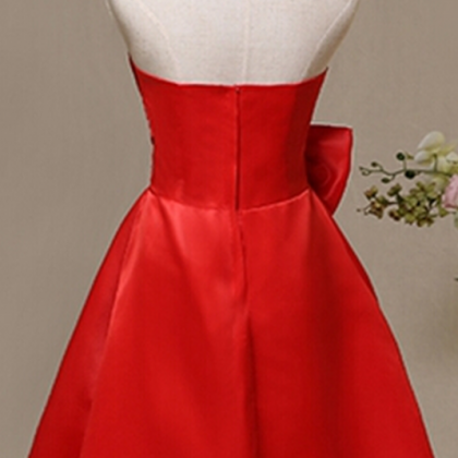 Simple Prom Dress, Homecoming Dress,red Prom..