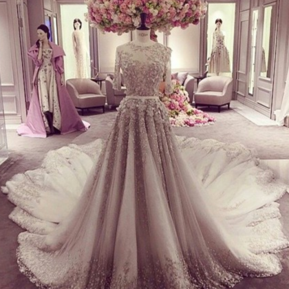 Lace Wedding Dresses,lace Wedding Dress Sheer..