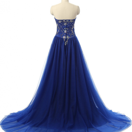 Prom Dresses A-line Prom Dress Featuring Crystal..