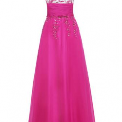 Prom Dresses Goods Shelves Sleeveless Chiffon..