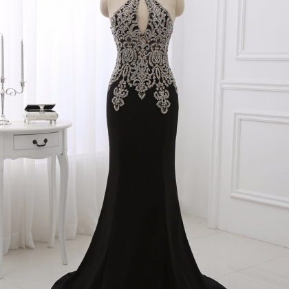 Black Formal Dress,evening Dresses,women Prom..