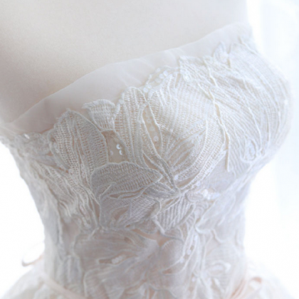 Strapless Wedding Gowns,a-line Wedding Gowns,lace..