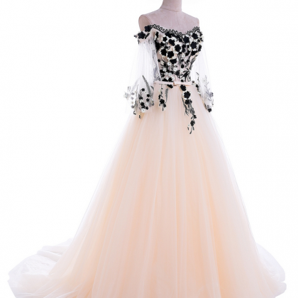 Luxury Prom Dress Photography Banquet Lace..