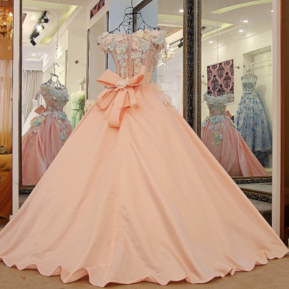 Evening Dress High-grade Luxury Satin Lace Flower..