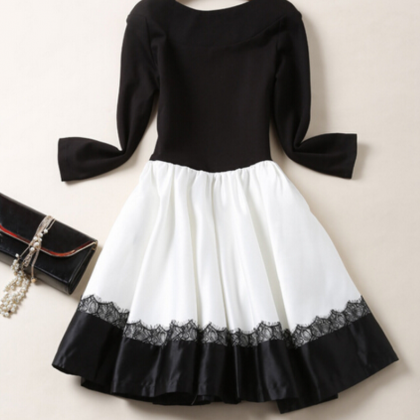 Simple Pretty Homecoming Dresses With Sleeves,boat..