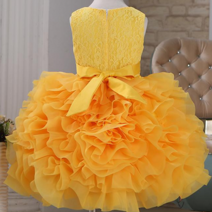 Flower Girl Dresses Organza Organza Lace Ball Gown..