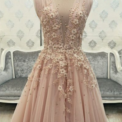 Sexy Evening Gowns,pink Prom Dress, Pageant Prom..