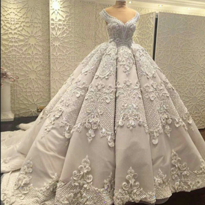  Gorgeous Wedding Ball Gown Prom Dr..